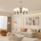 Norrenwyn Glass Chandelier-Moonnatur