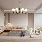 Norrenwyn Glass Chandelier-Moonnatur