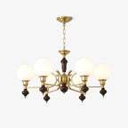Norrenwyn Glass Chandelier-Moonnatur