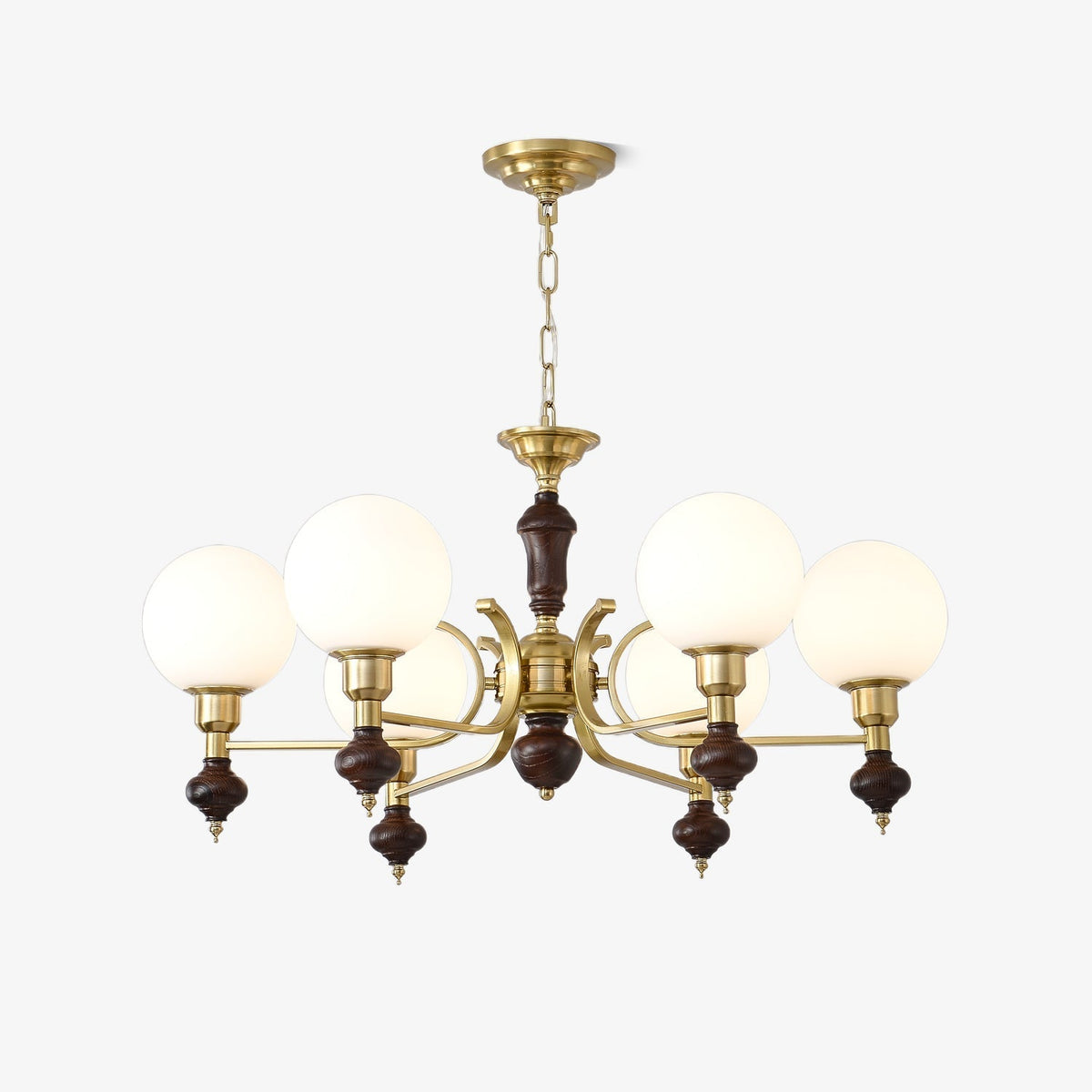 Norrenwyn Glass Chandelier-Moonnatur