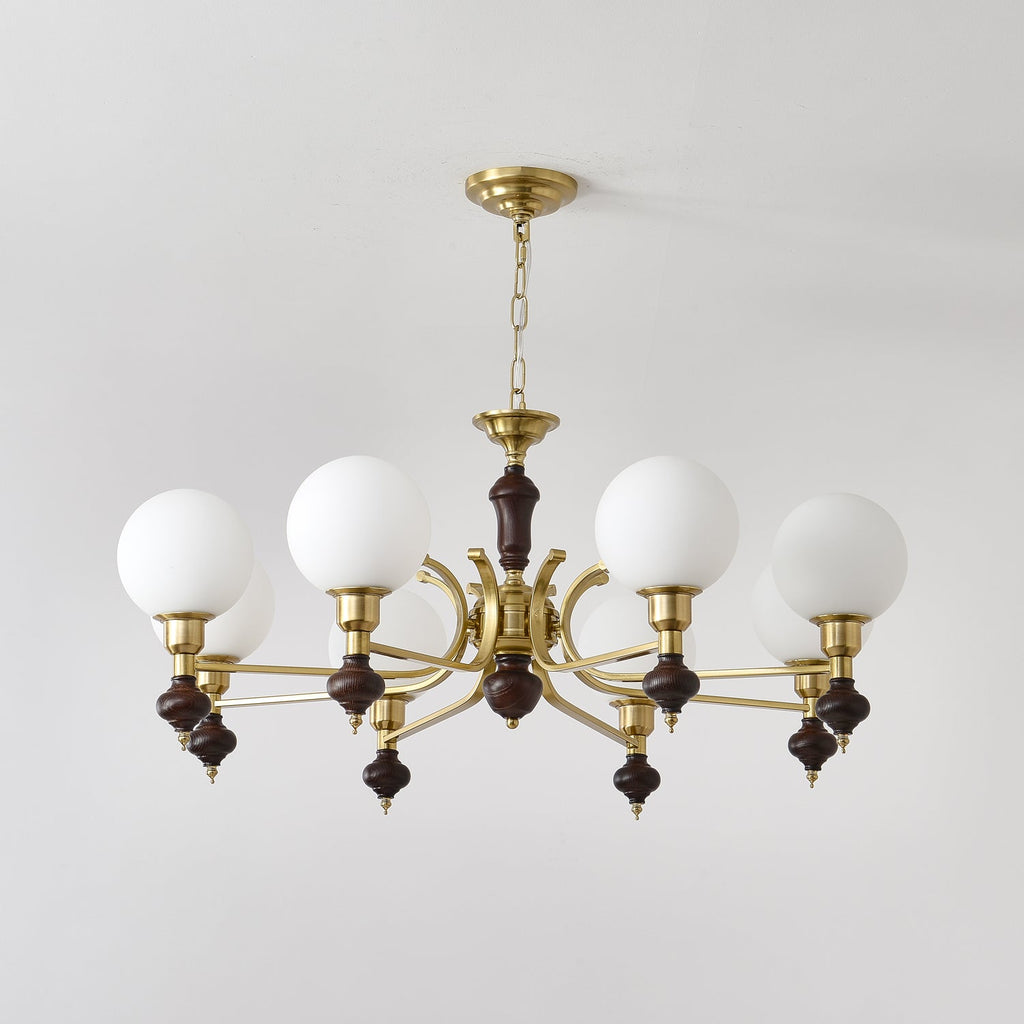 Norrenwyn Glass Chandelier-Moonnatur