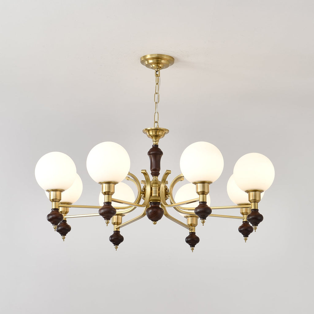 Norrenwyn Glass Chandelier-Moonnatur