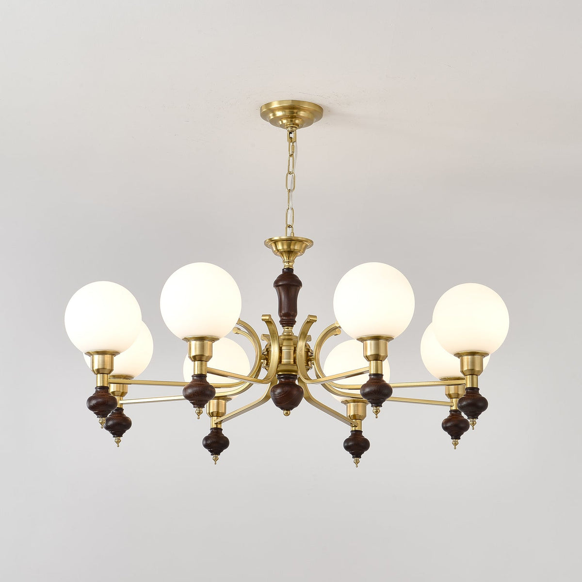 Norrenwyn Glass Chandelier-Moonnatur