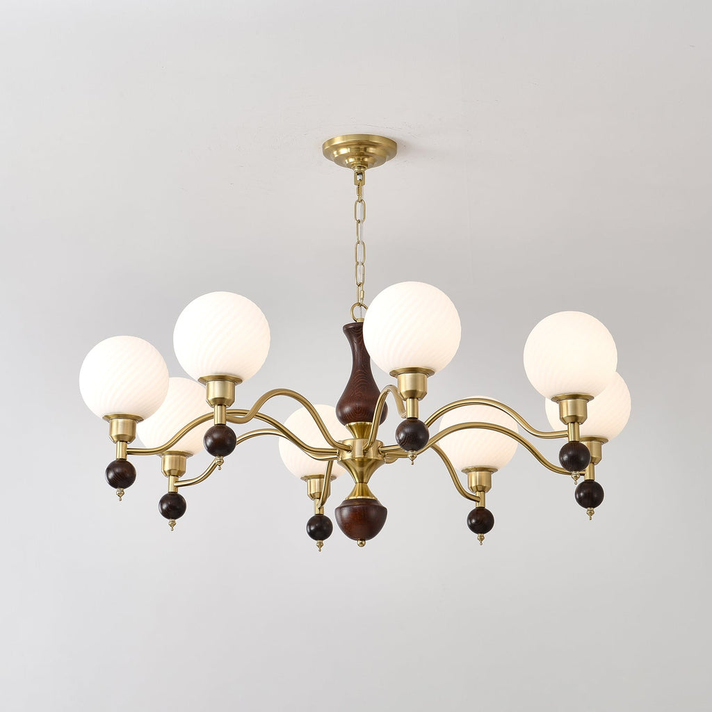 Rosena Glass Chandelier-Moonnatur