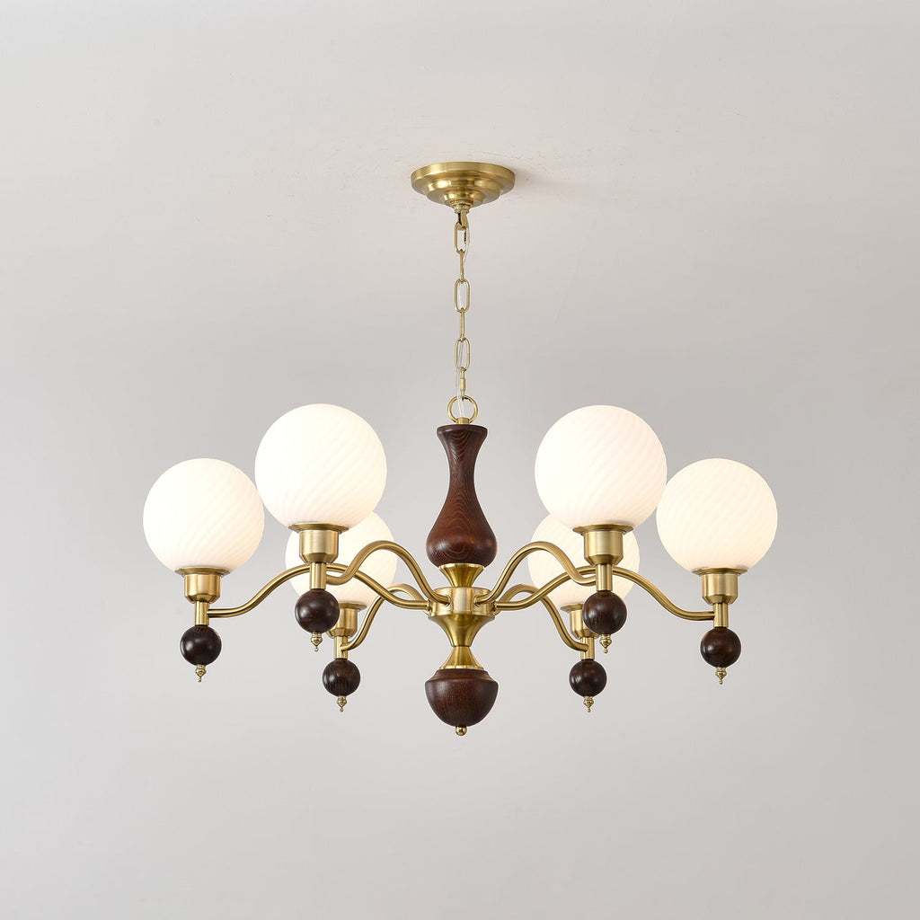 Rosena Glass Chandelier-Moonnatur