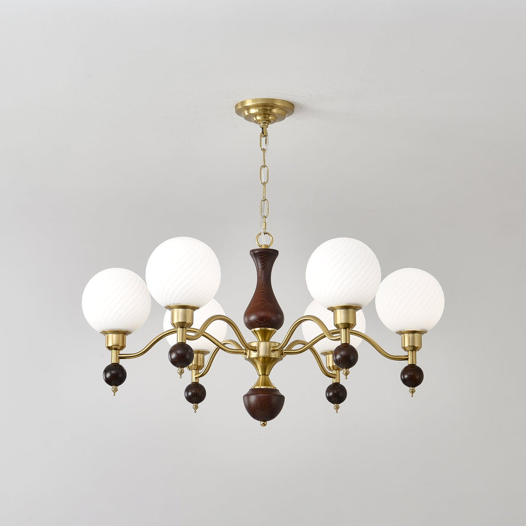 Rosena Glass Chandelier-Moonnatur