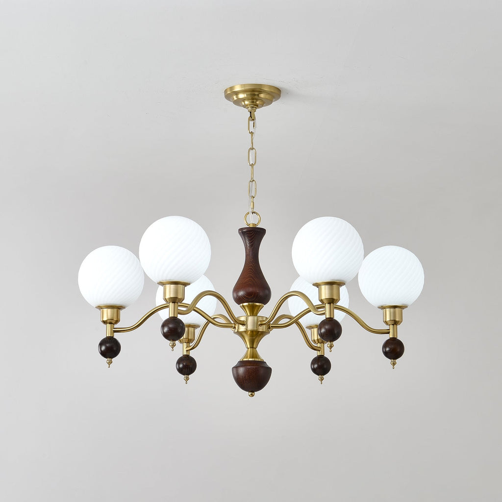 Rosena Glass Chandelier-Moonnatur