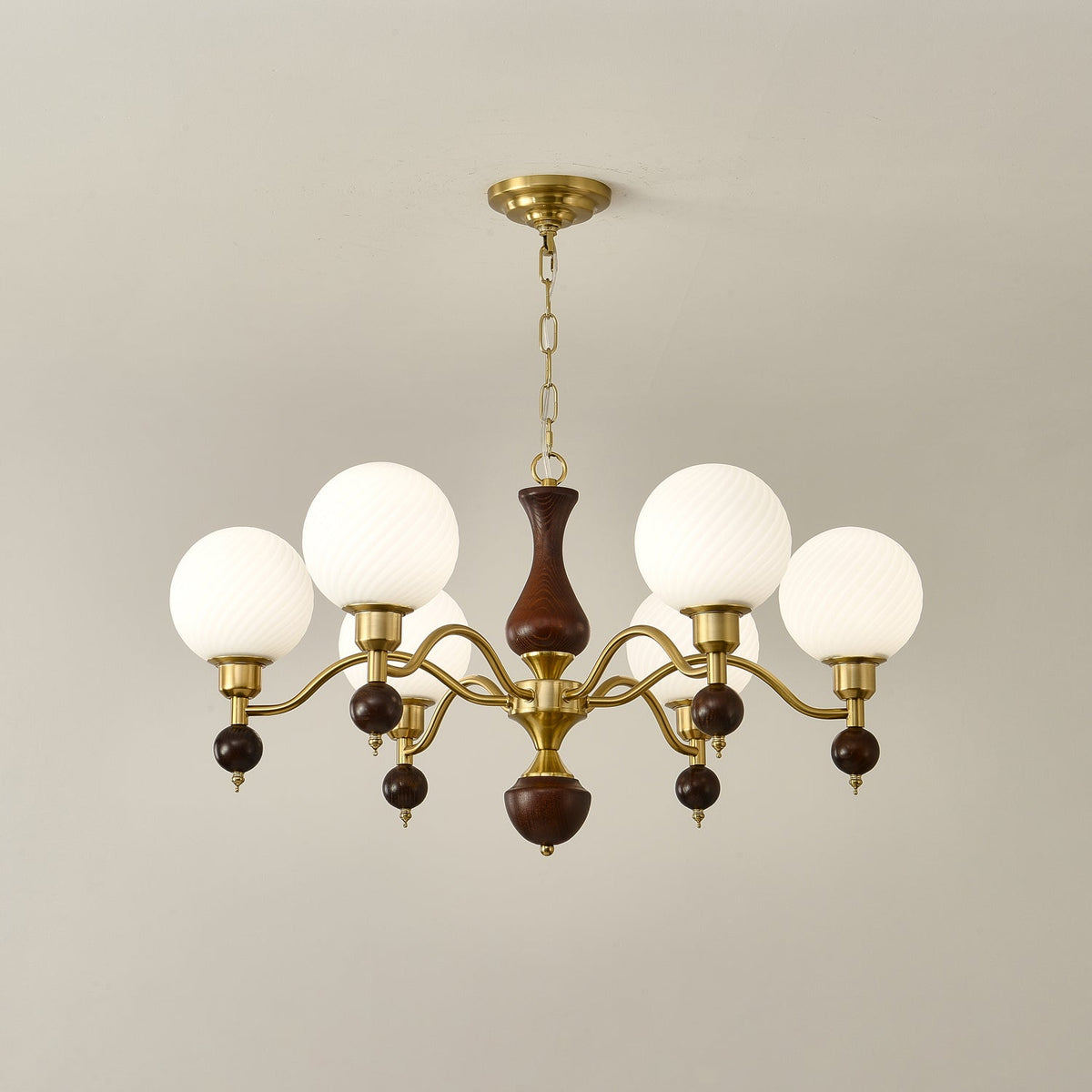Rosena Glass Chandelier-Moonnatur