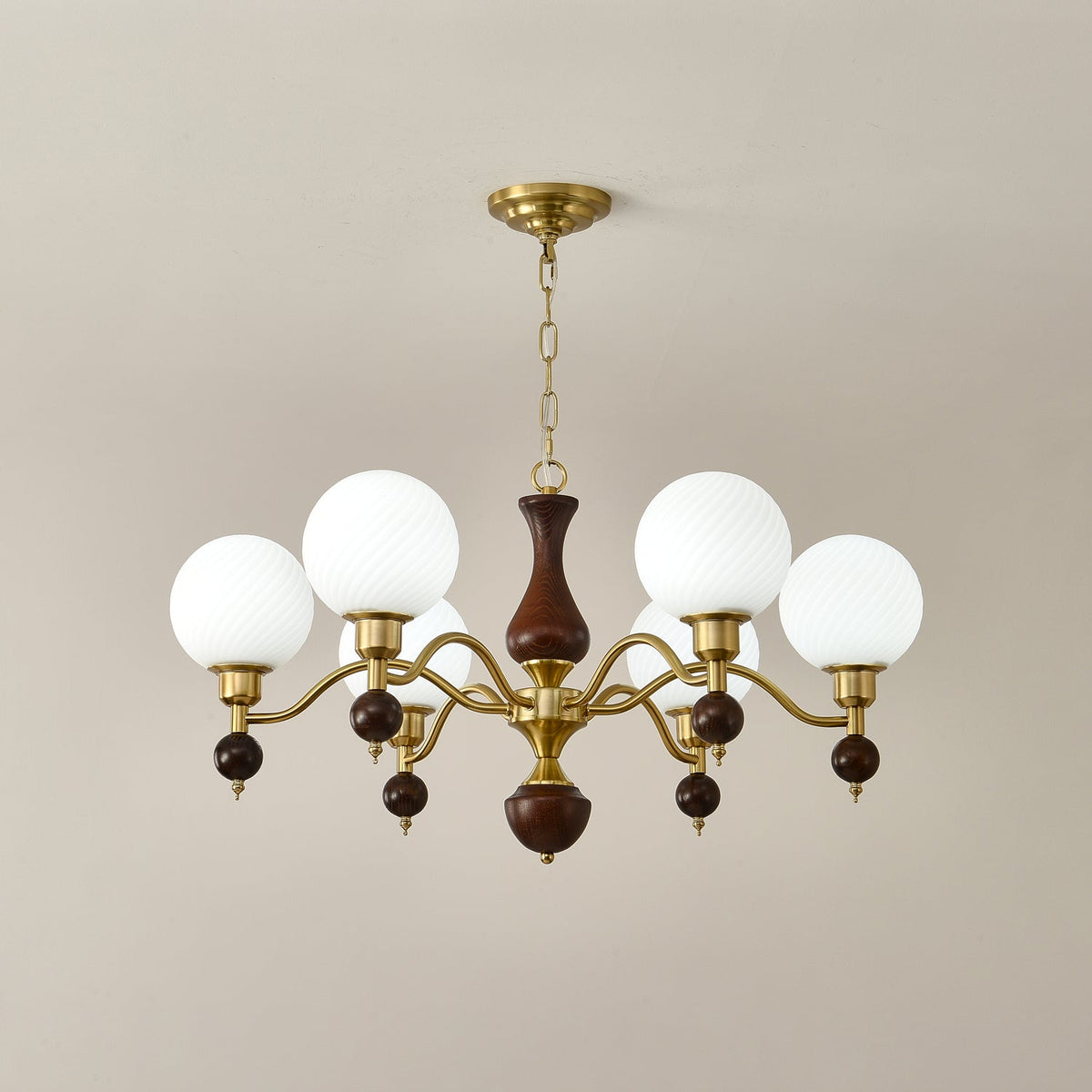 Rosena Glass Chandelier-Moonnatur