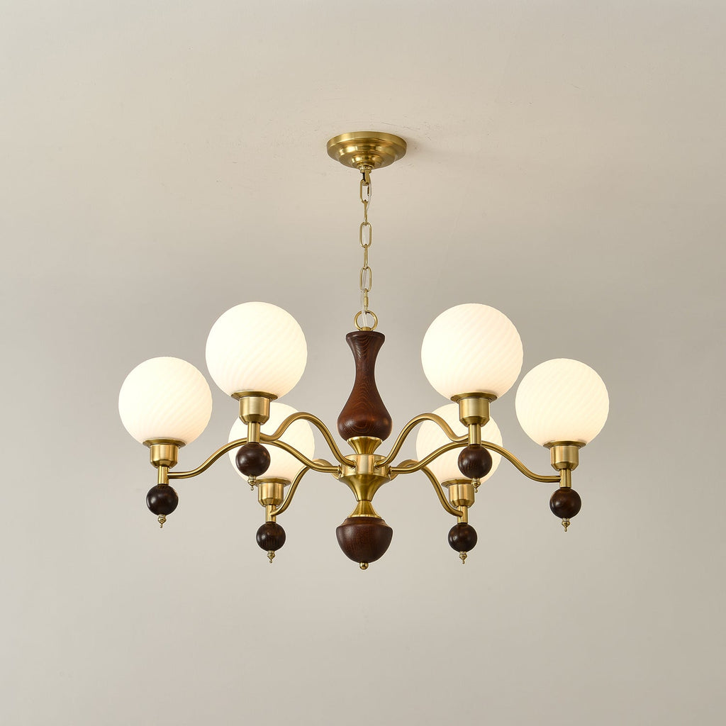 Rosena Glass Chandelier-Moonnatur