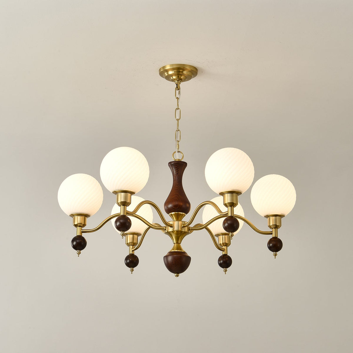 Rosena Glass Chandelier-Moonnatur