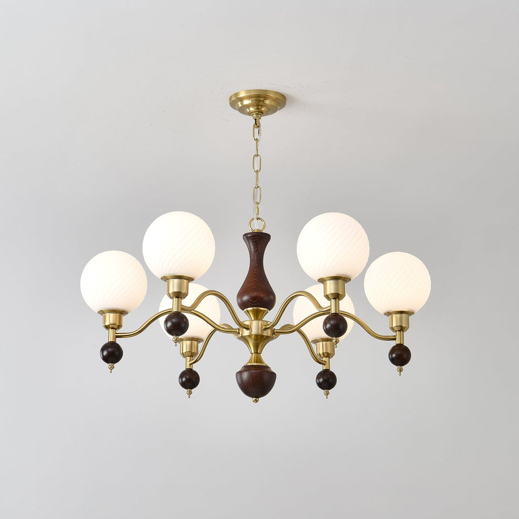 Rosena Glass Chandelier-Moonnatur