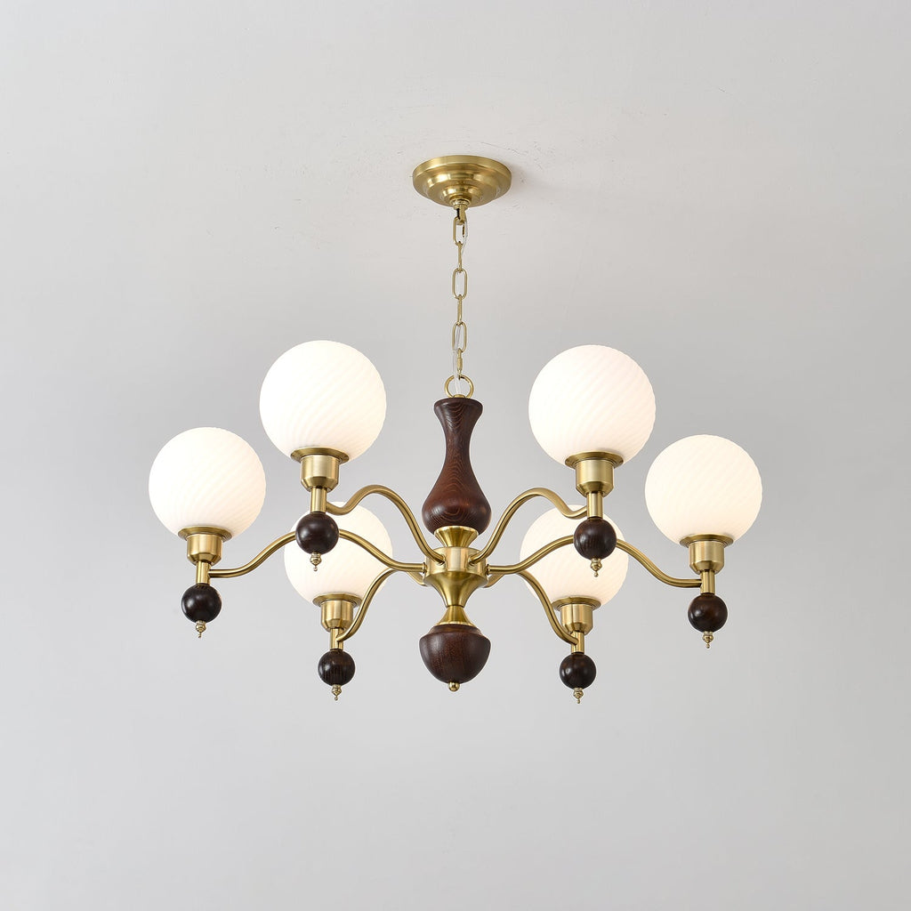 Rosena Glass Chandelier-Moonnatur