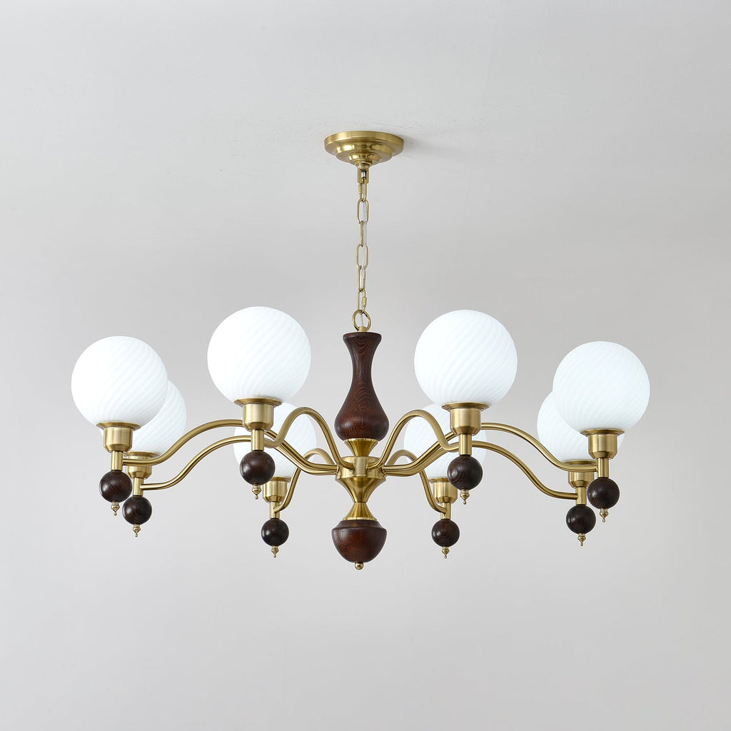 Rosena Glass Chandelier-Moonnatur