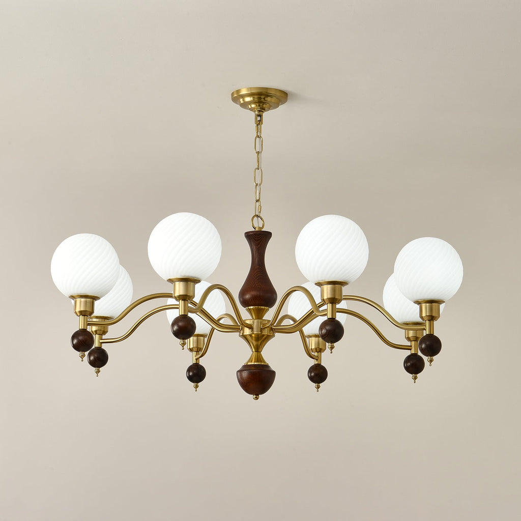 Rosena Glass Chandelier-Moonnatur