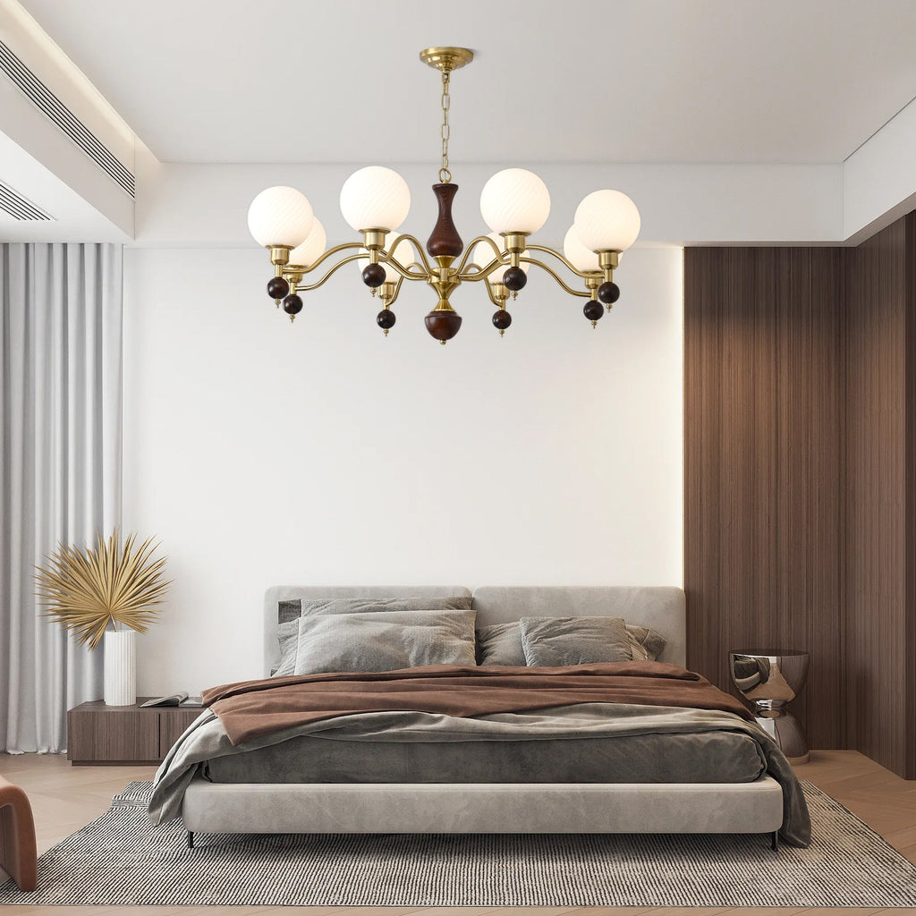 Rosena Glass Chandelier-Moonnatur