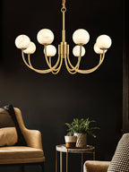 Aberfield Alabaster Chandelier-Moonnatur