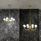Aberfield Alabaster Chandelier-Moonnatur