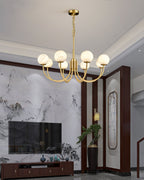 Aberfield Alabaster Chandelier-Moonnatur