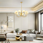 Aberfield Alabaster Chandelier-Moonnatur