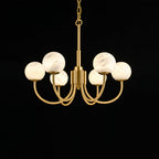 Aberfield Alabaster Chandelier-Moonnatur
