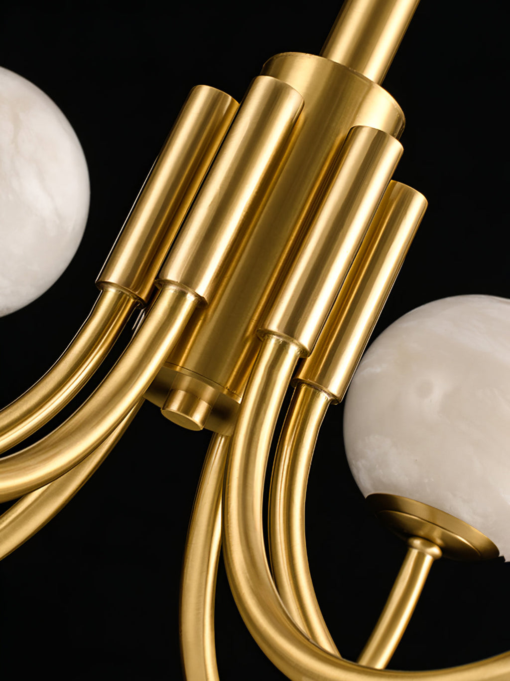 Aberfield Alabaster Chandelier-Moonnatur