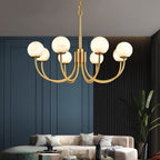 Aberfield Alabaster Chandelier-Moonnatur