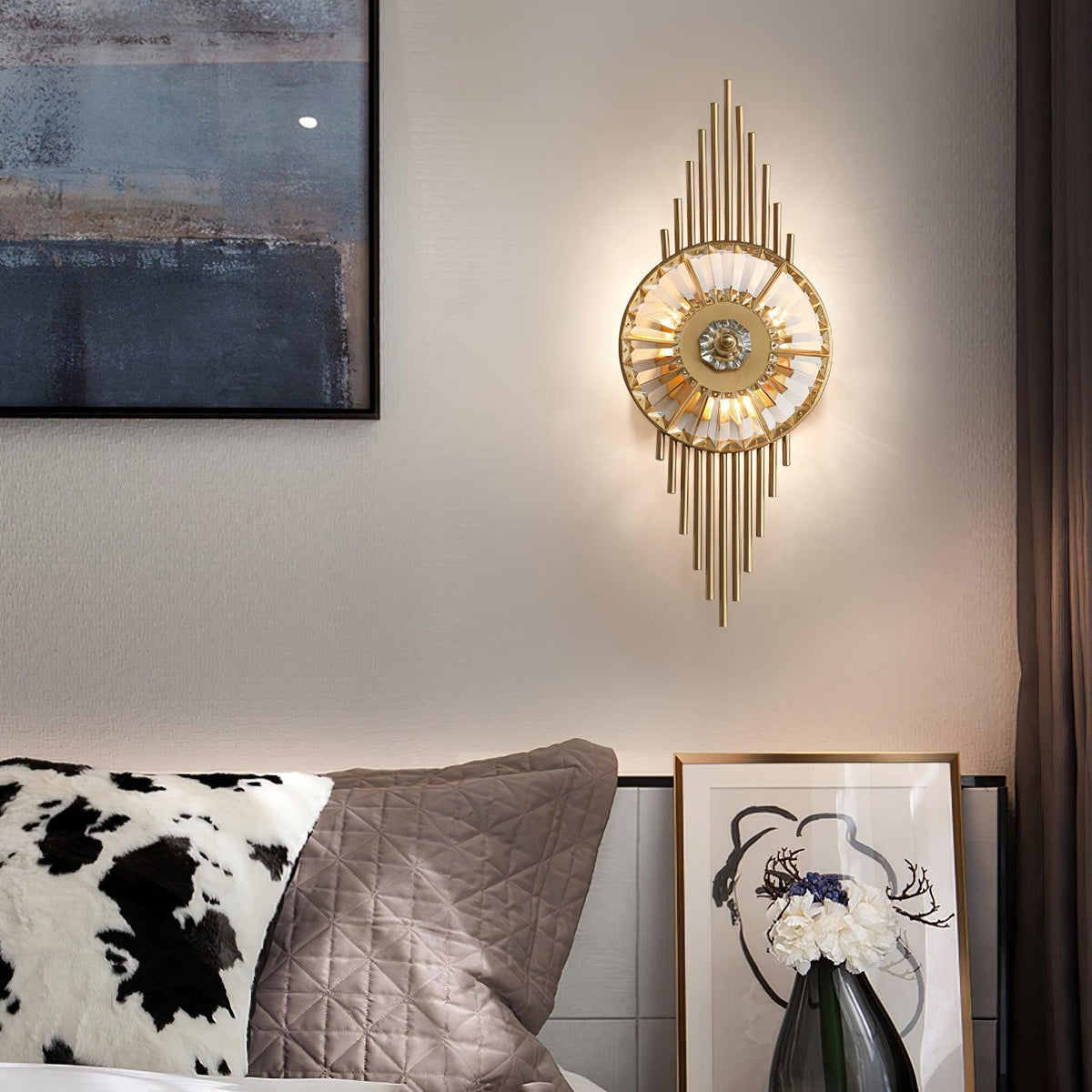 Ylenenna Crystal Wall Light-Moonnatur