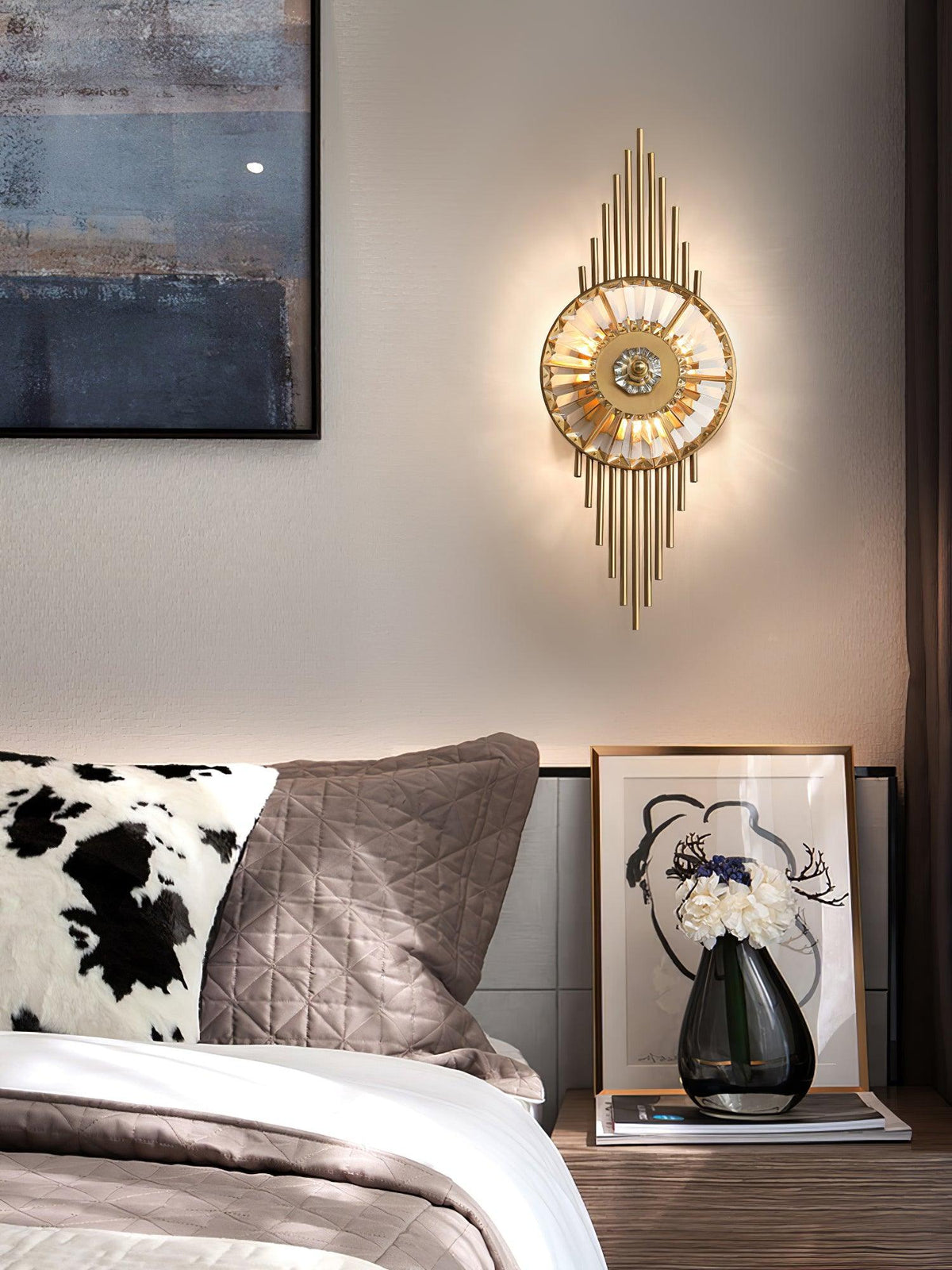Ylenenna Crystal Wall Light-Moonnatur