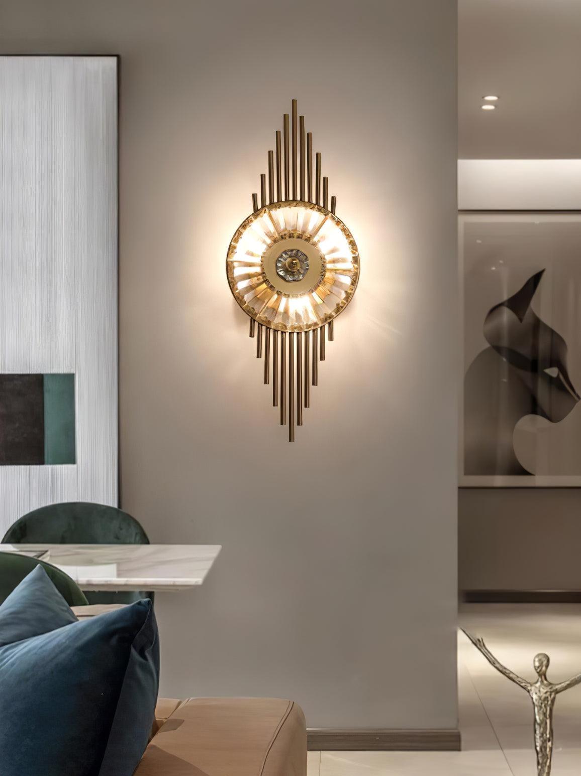 Ylenenna Crystal Wall Light-Moonnatur