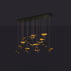 Lorrenia Brass Chandelier-Moonnatur