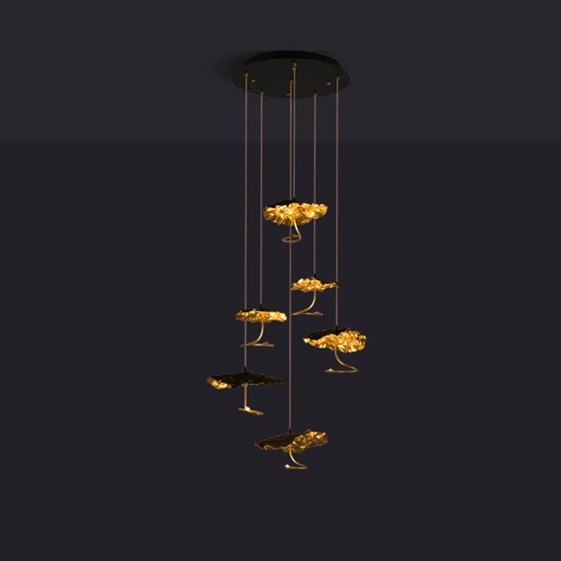 Lorrenia Brass Chandelier-Moonnatur