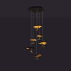 Lorrenia Brass Chandelier-Moonnatur