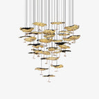Lorrenia Brass Chandelier-Moonnatur