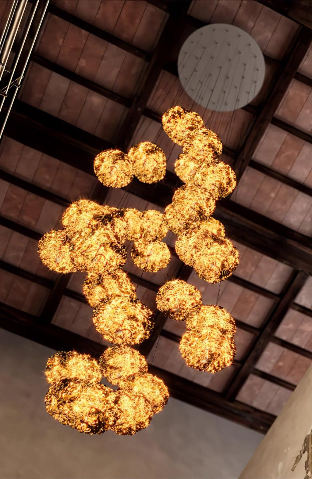 Lorrenia Brass Chandelier-Moonnatur