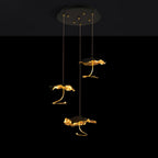Lorrenia Brass Chandelier-Moonnatur