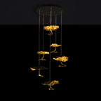 Lorrenia Brass Chandelier-Moonnatur