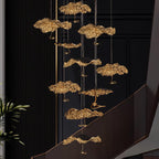 Lorrenia Brass Chandelier-Moonnatur