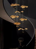Lorrenia Brass Chandelier-Moonnatur