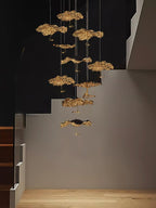 Lorrenia Brass Chandelier-Moonnatur