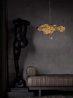Lorrenia Brass Chandelier-Moonnatur