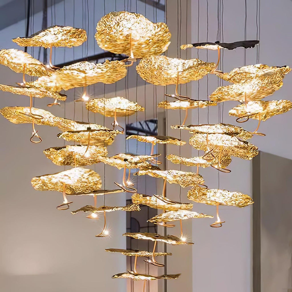 Lorrenia Brass Chandelier-Moonnatur