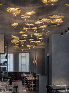 Lorrenia Brass Chandelier-Moonnatur
