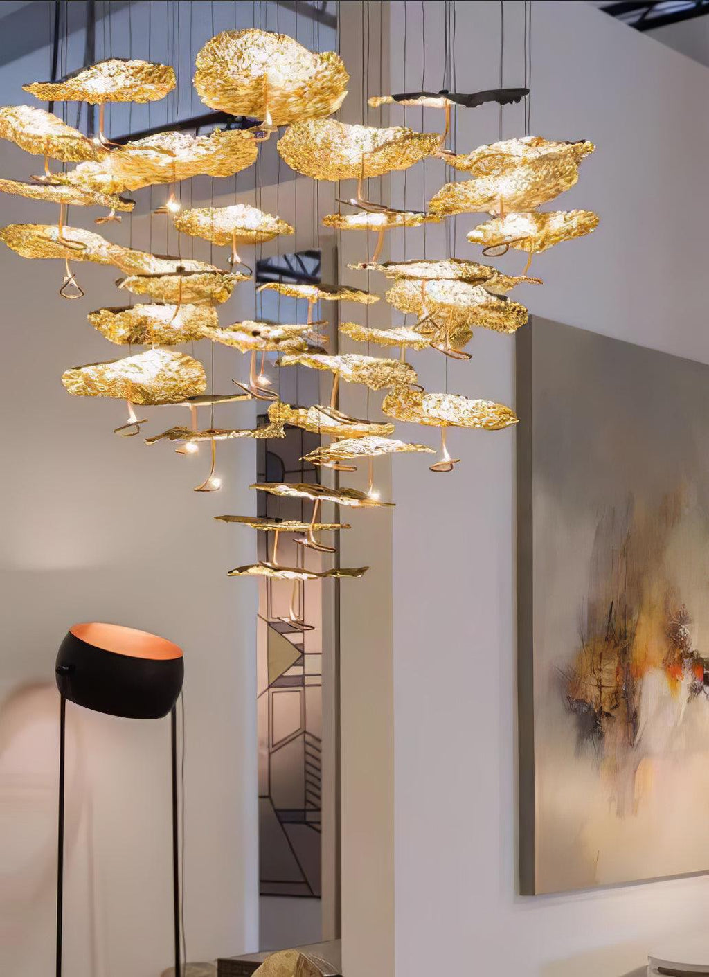 Lorrenia Brass Chandelier-Moonnatur