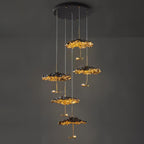 Lorrenia Brass Chandelier-Moonnatur