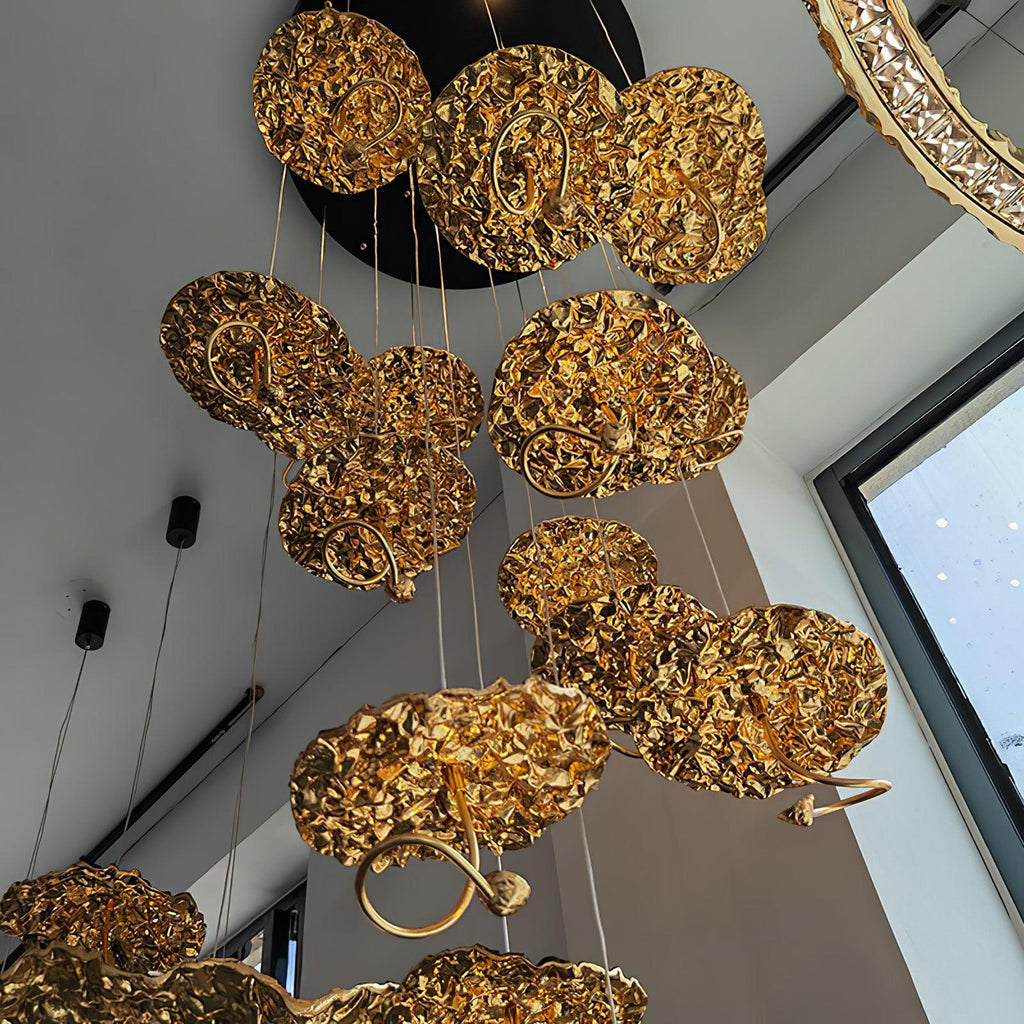 Lorrenia Brass Chandelier-Moonnatur