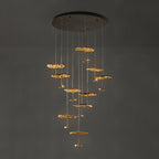 Lorrenia Brass Chandelier-Moonnatur