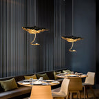 Lorrenia Brass Chandelier-Moonnatur