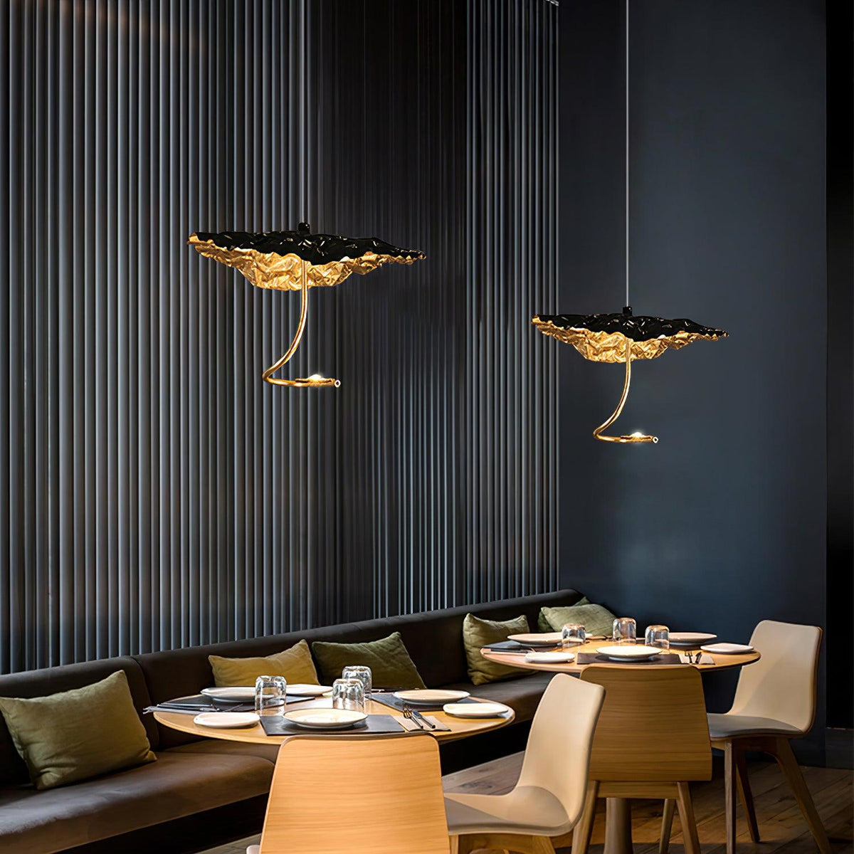 Lorrenia Brass Chandelier-Moonnatur