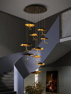 Lorrenia Brass Chandelier-Moonnatur